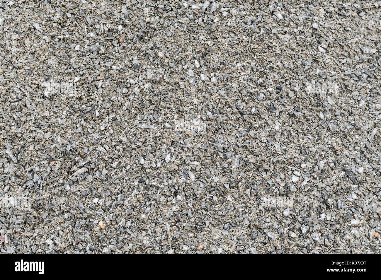 Background backdrop gravel from slates Stock Photo