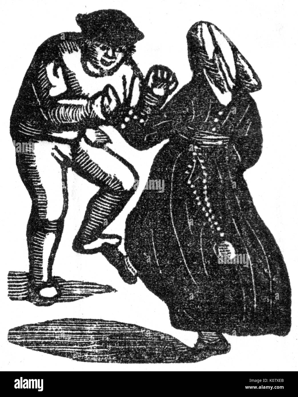 16th century couple Black and White Stock Photos & Images - Alamy
