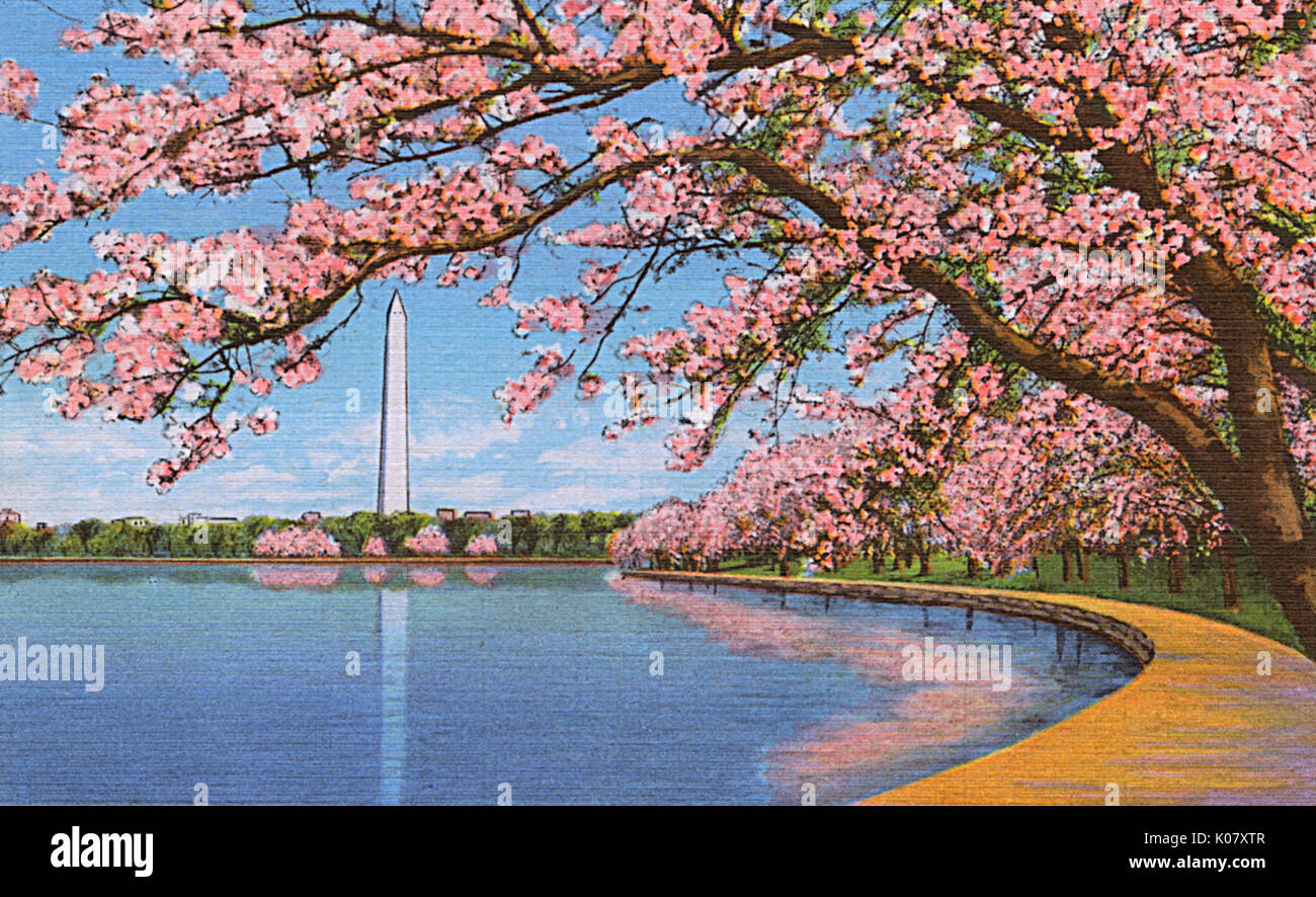 Postcard of washington hi-res stock photography and images - Alamy