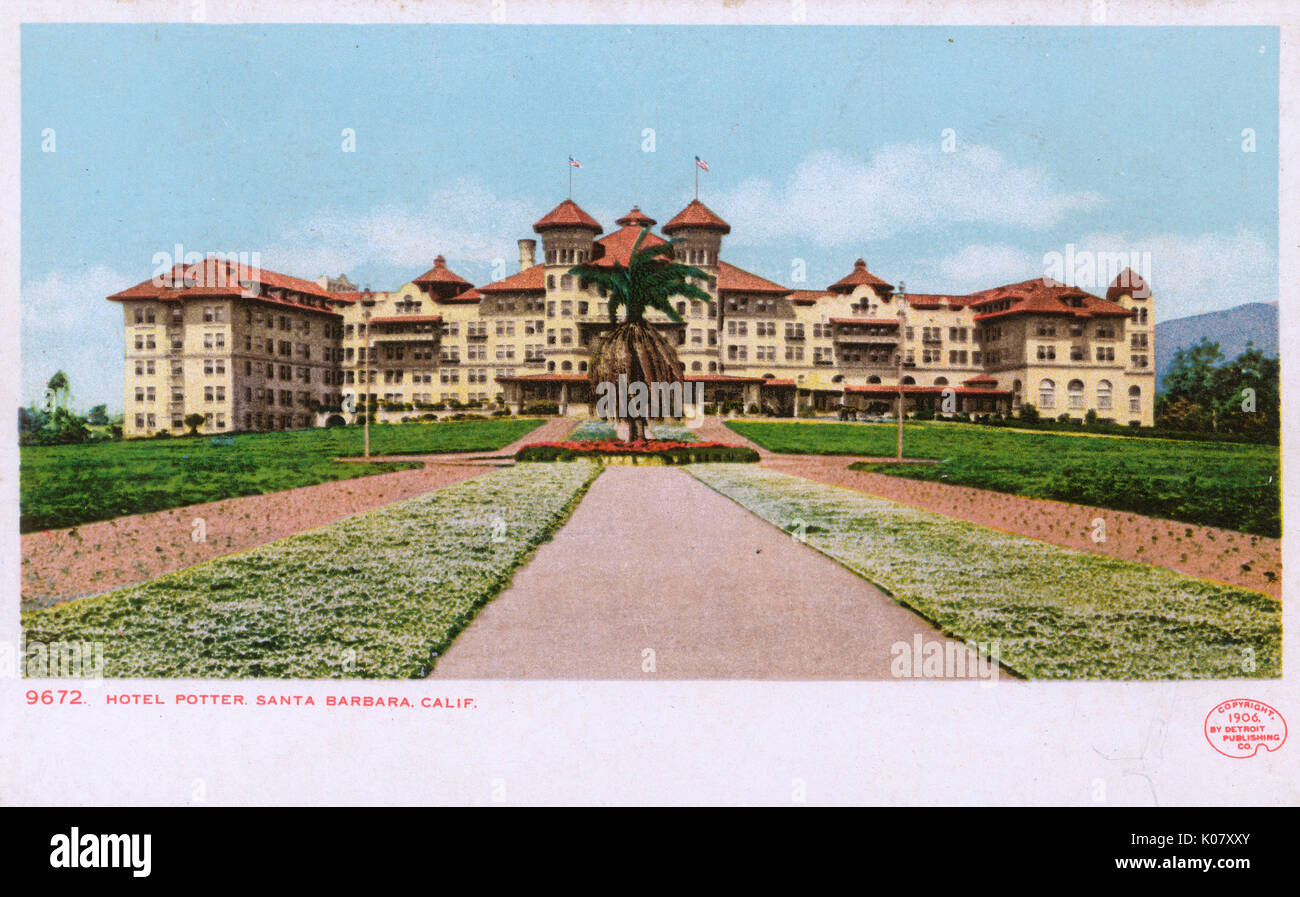 Hotel Potter, Santa Barbara, California, USA Stock Photo Alamy