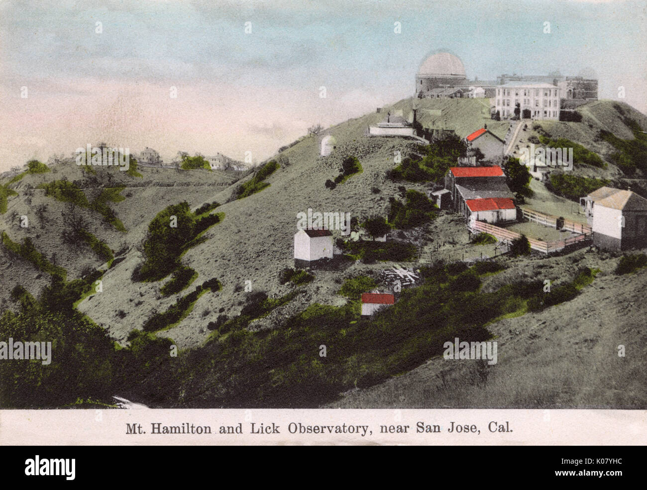 Lick Observatory, San Jose, Santa Clara, California, USA Stock Photo
