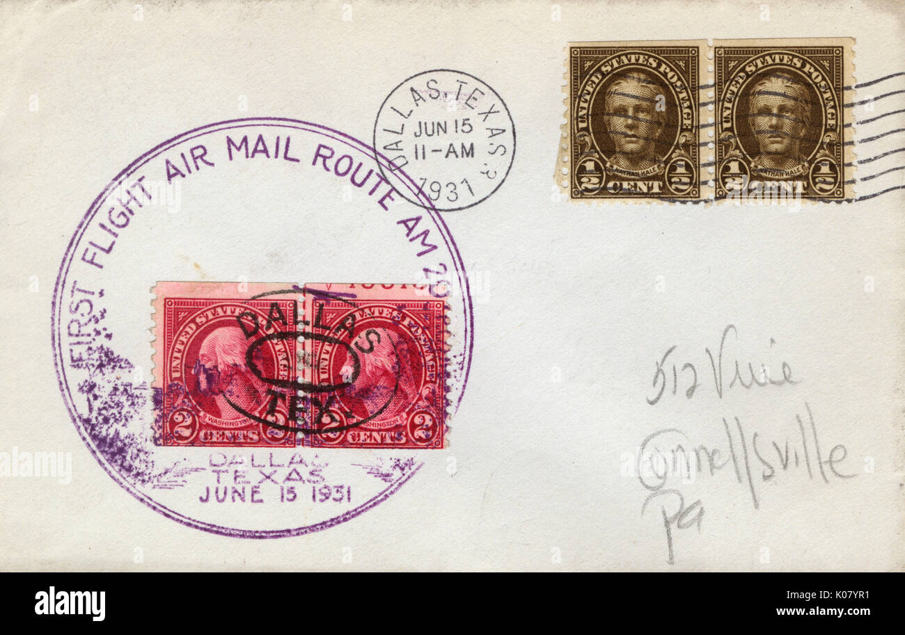 Commemorative envelope with stamps Stock Photo Alamy