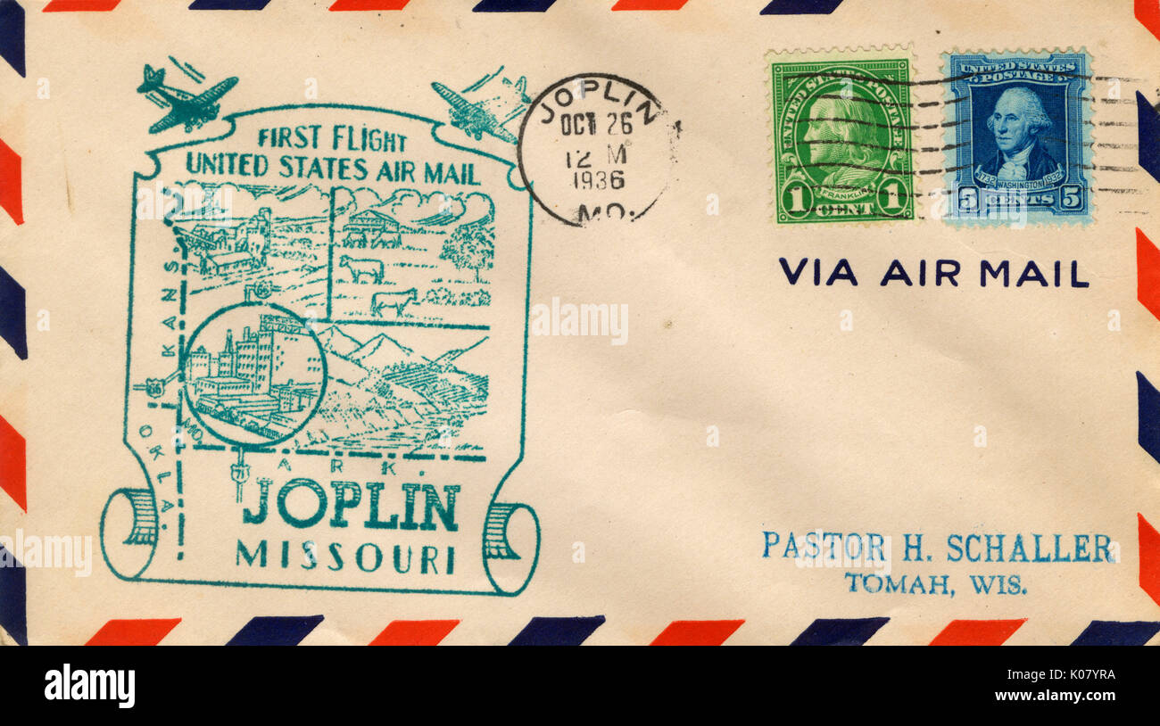 Commemorative envelope with stamps Stock Photo Alamy