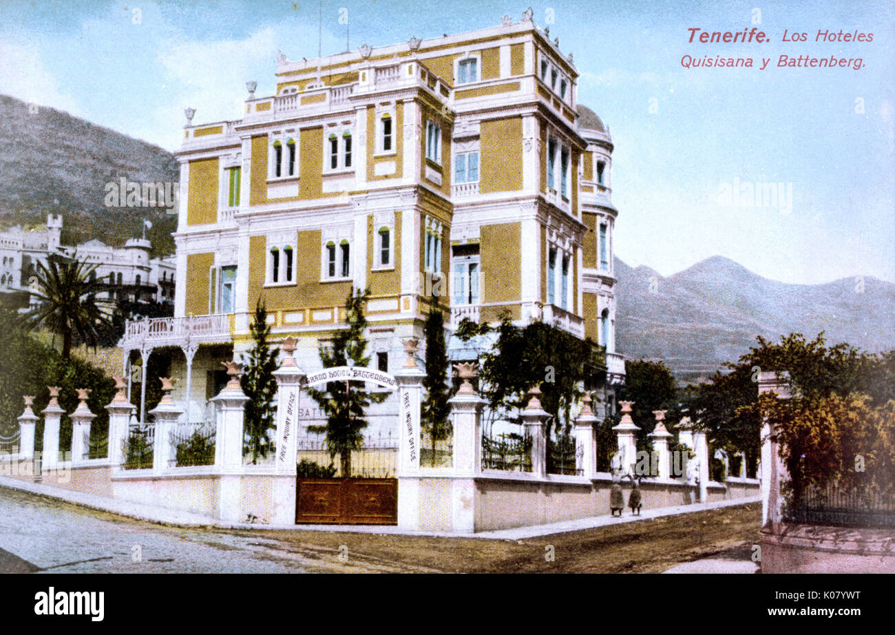 Hotel Battenberg Nearest And Grand Hotel Quisisana In Santa Cruz Stock Photo Alamy