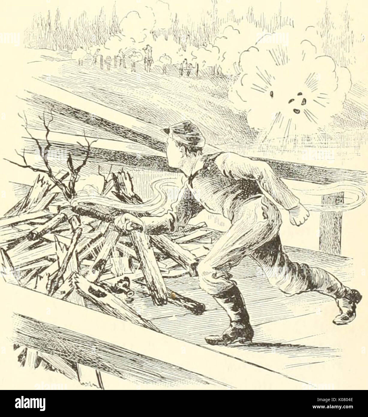 'The story of American heroism; thrilling narratives of personal adventures during the great Civil war, as told by the medal winners and roll of honor men' (1897) Stock Photo