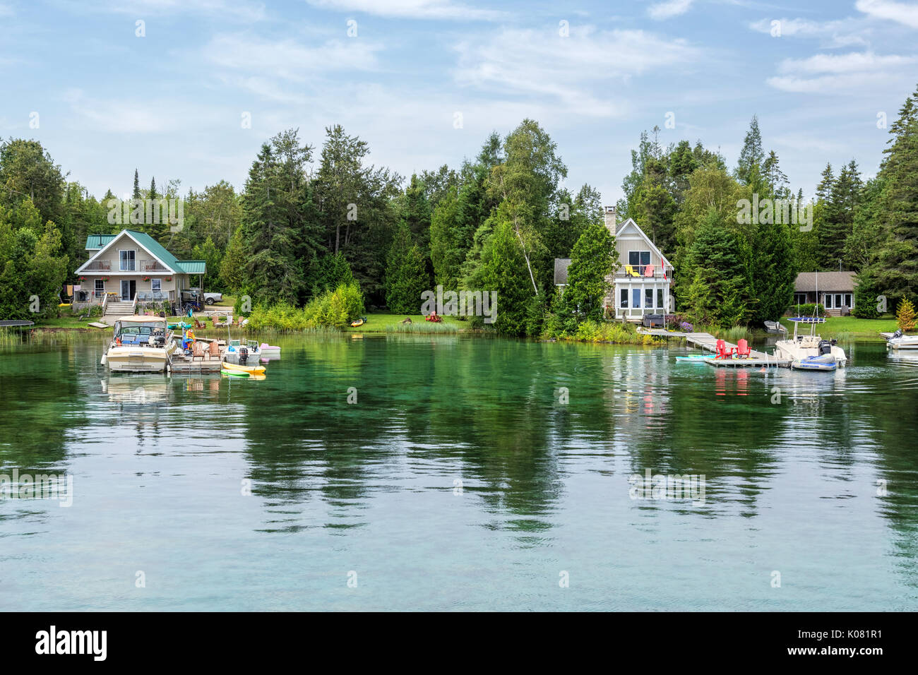 Tobermory, Bruce Peninsula, Ontario, Canada Stock Photo Alamy