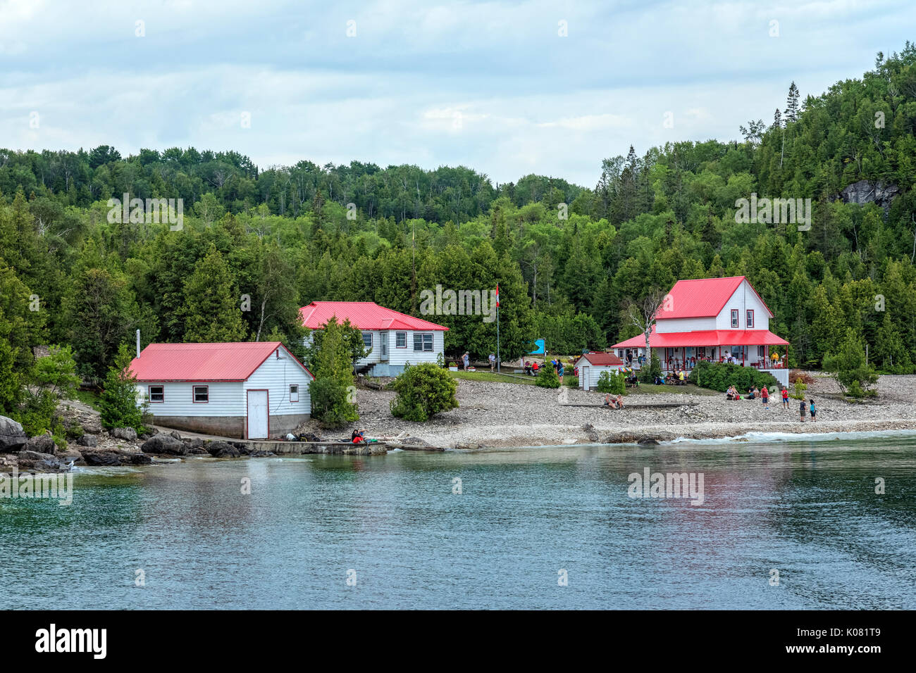 Flowerpot Island, Bruce Peninsula, Tobermory, Ontario, Canada Stock