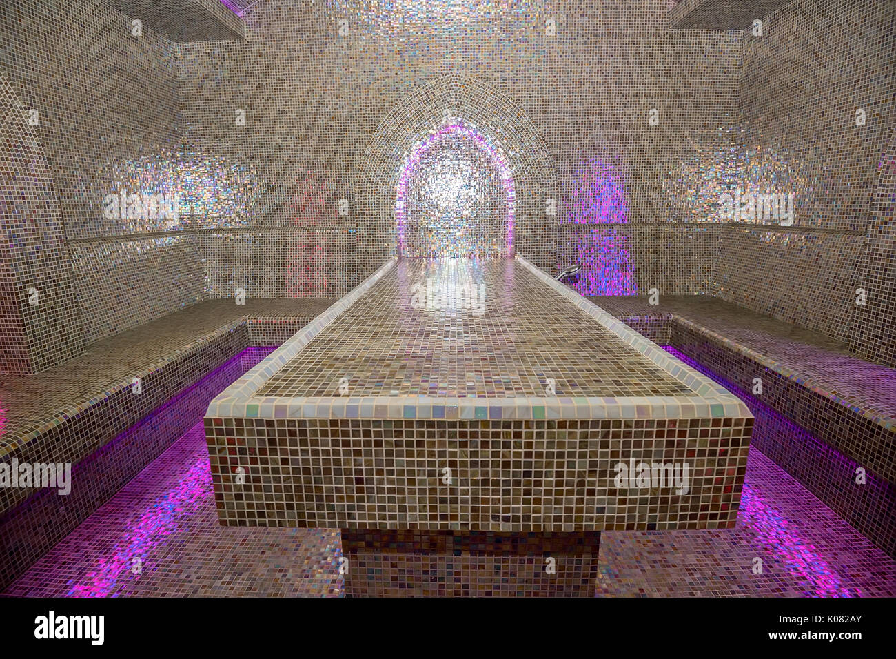 Beautiful interior of traditional egyptian sauna rasul Stock Photo - Alamy