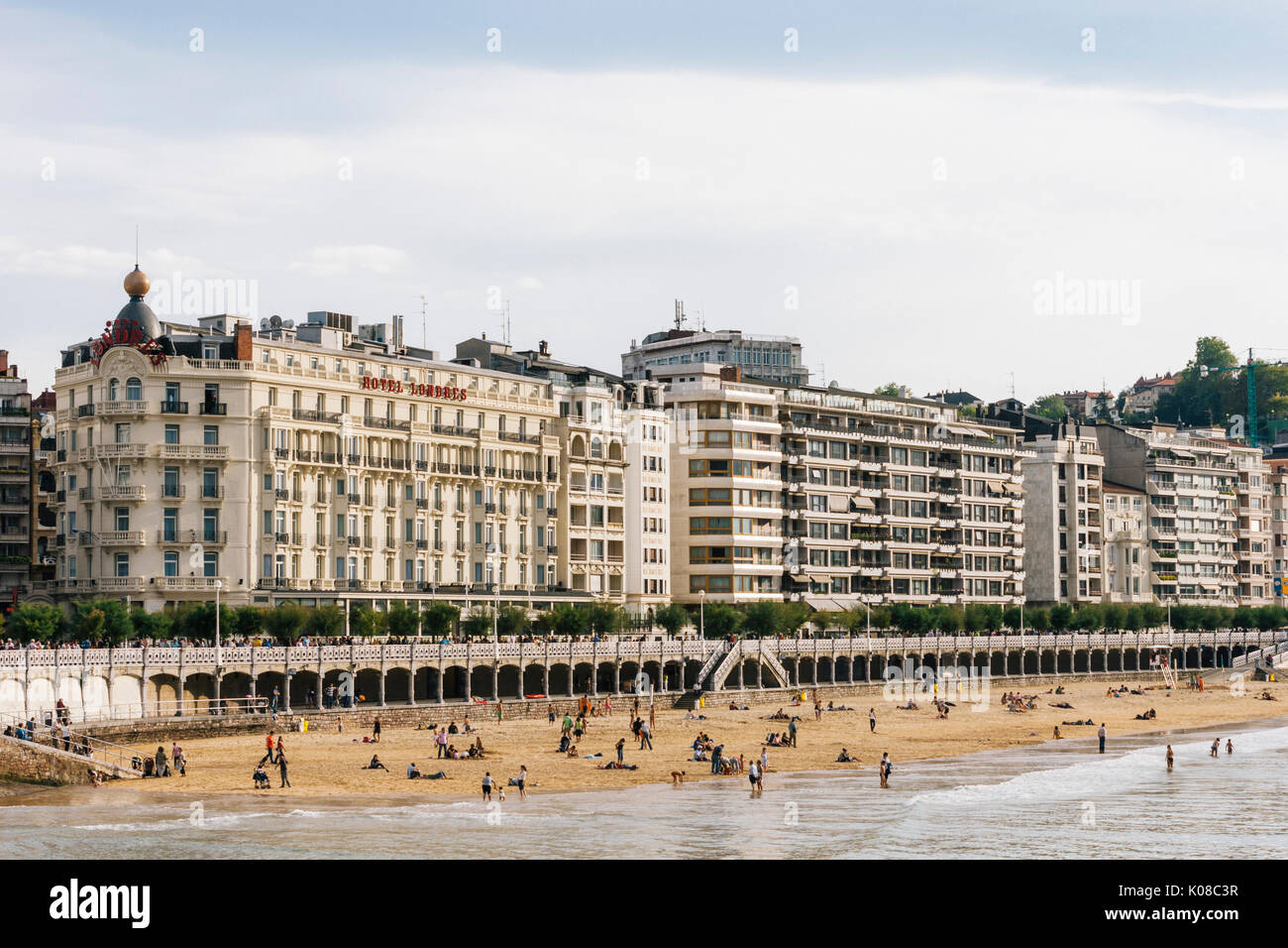 Abba De Londres Y De Inglaterra Hotel In Paseo La Concha Donosti San Sebastian Hotel Londres Stock Photo Alamy