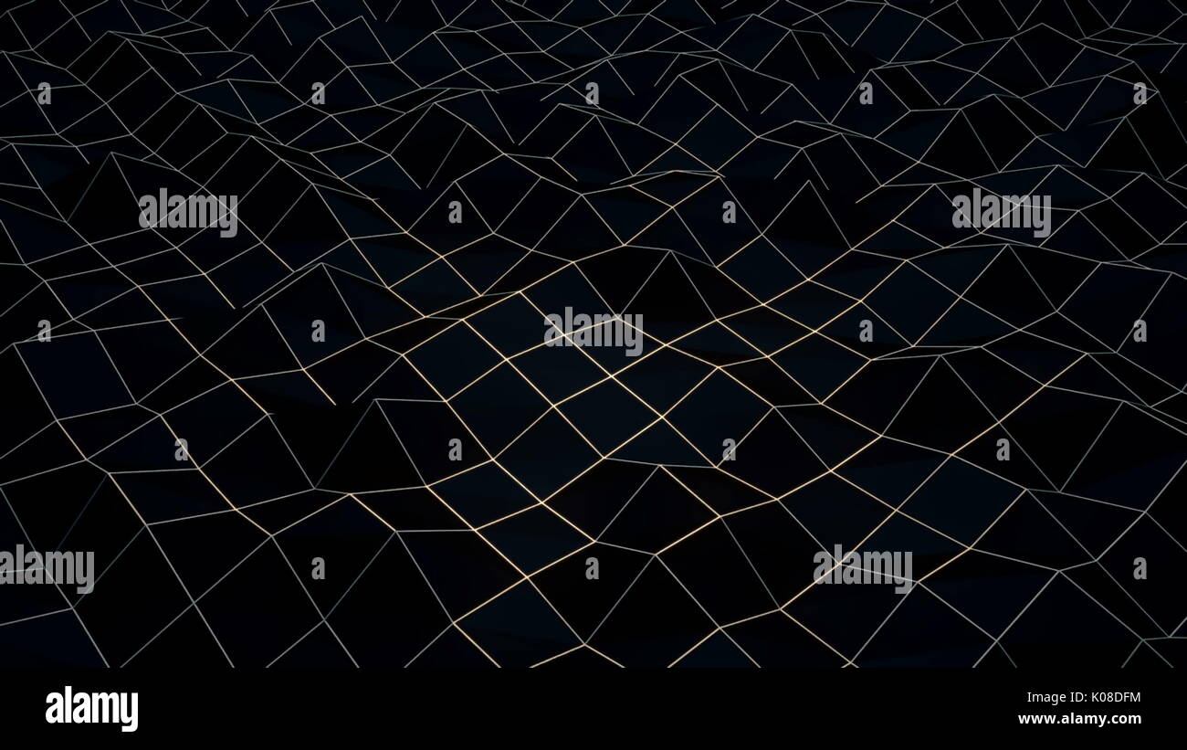 Black Low Poly Abstract Background Stock Photo - Alamy