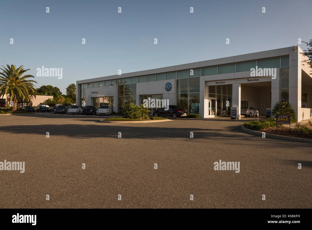 Volkswagen Dealership Leesburg, Florida Stock Photo Alamy