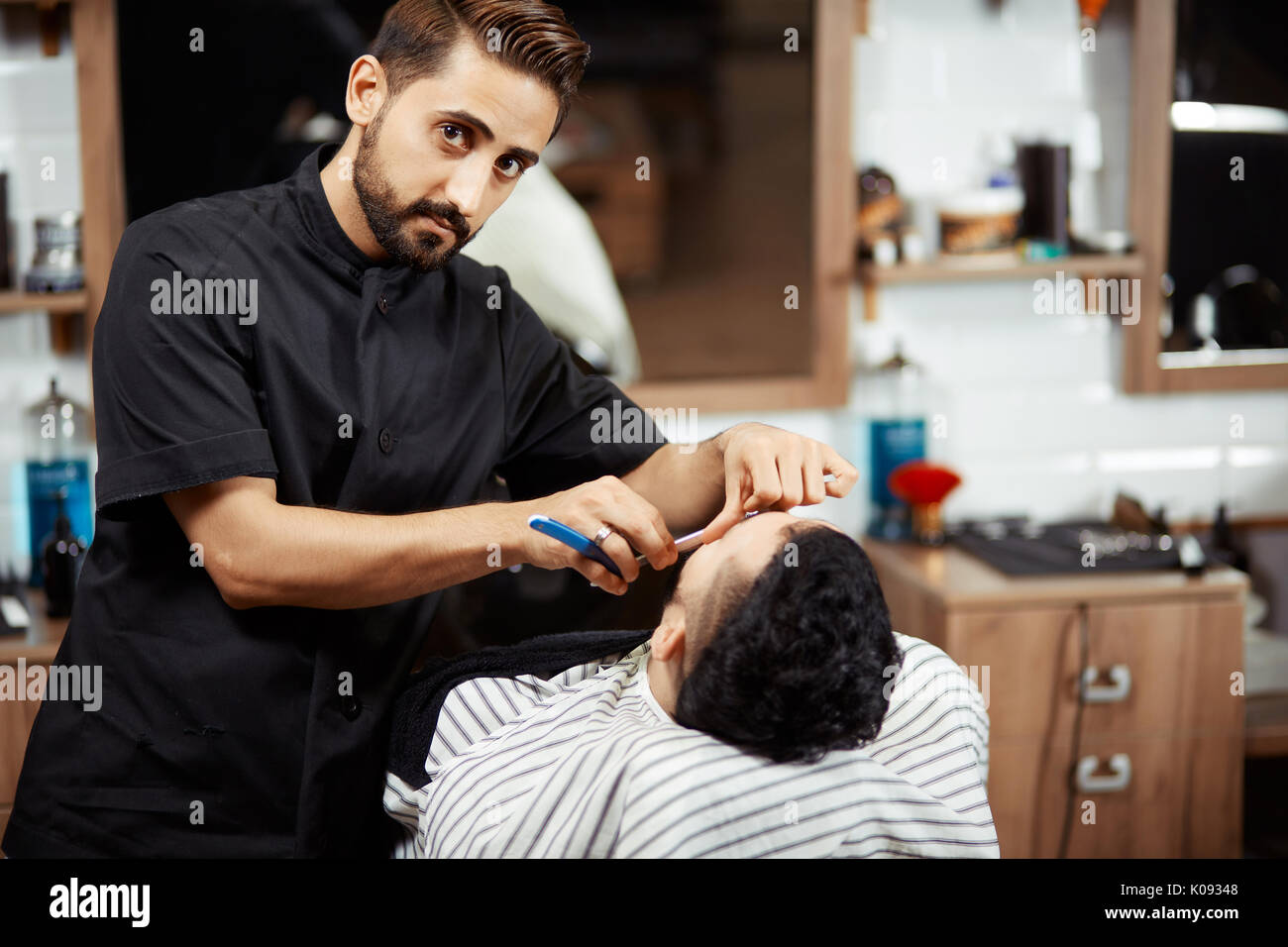 Professional working client in hi-res stock photography and images - Alamy