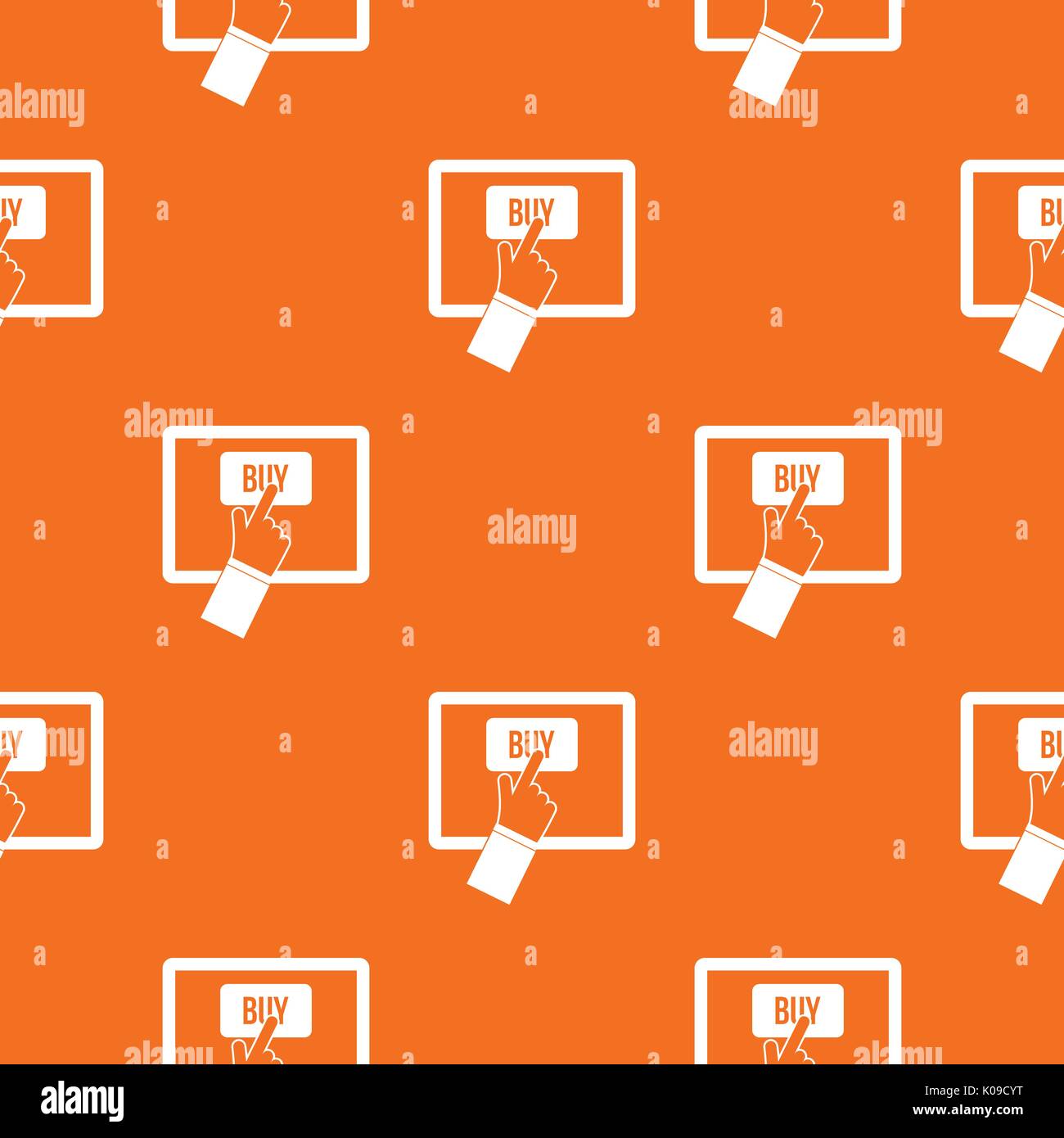 Online shopping pattern seamless Stock Vector