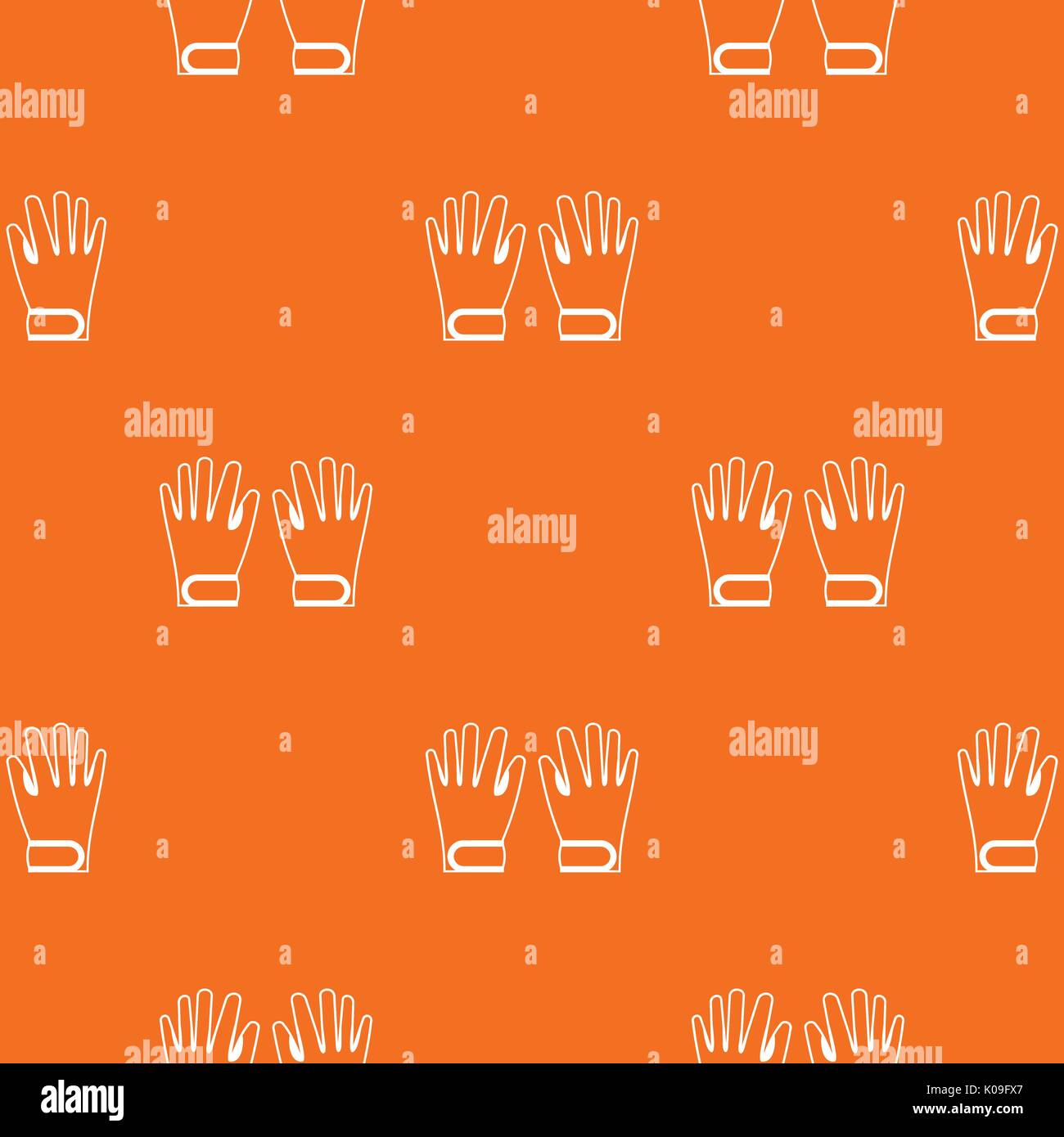 Winter gloves pattern seamless Stock Vector
