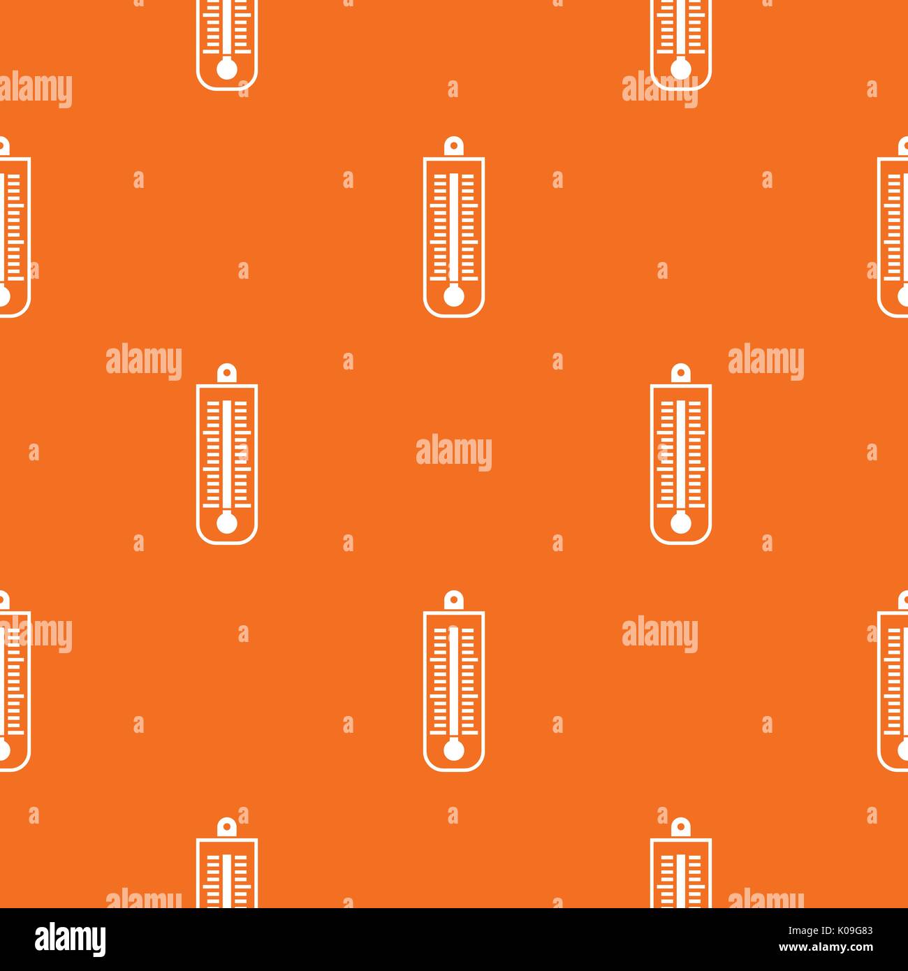 Thermometer pattern seamless Stock Vector