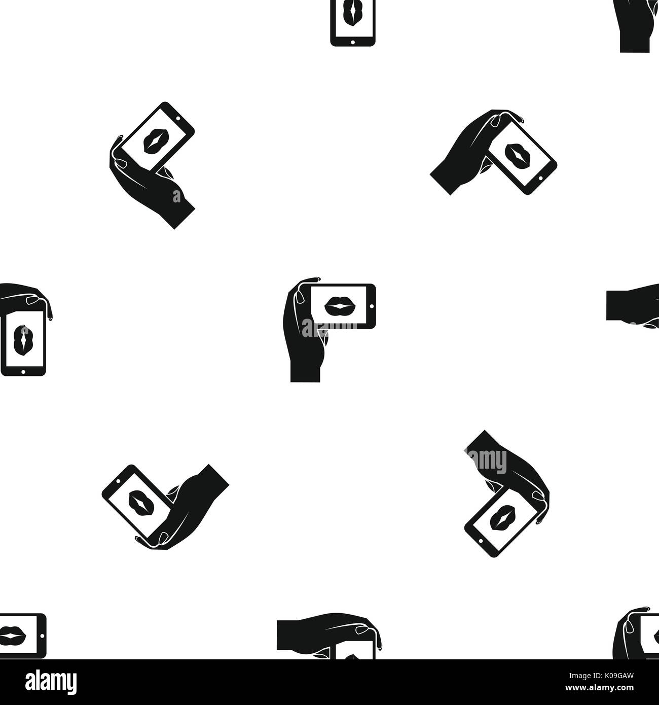 Female hand holding smartphone Stock Vector