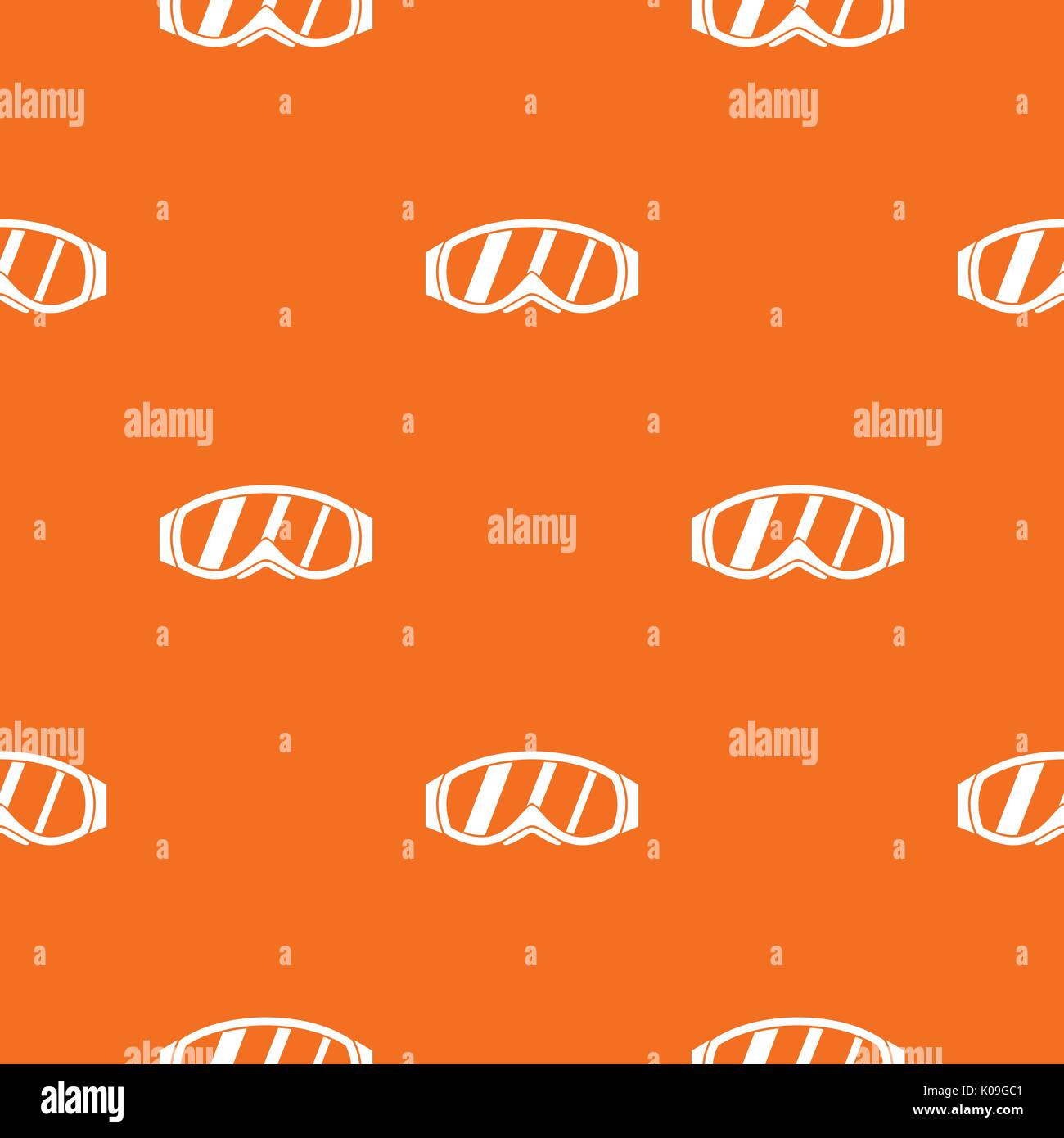 Glasses for snowboarding pattern seamless Stock Vector