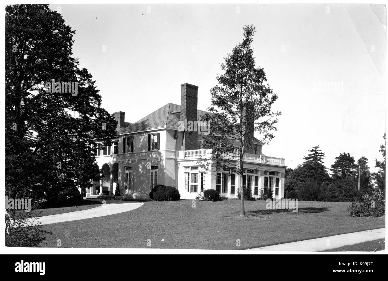 Photograph of a large two-story home in Guilford neighborhood in ...