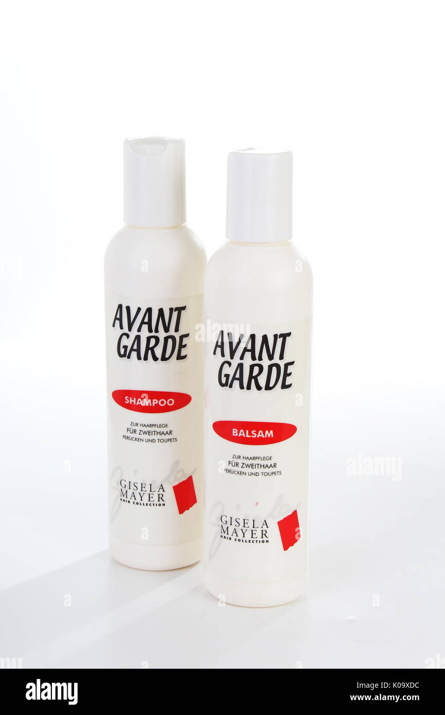 Avant garde avantgarde wig shampoo and balsam by Gisela Mayer on isolated white studio background Stock Photo - Alamy Avant garde avantgarde wig shampoo and balsam by Gisela Mayer on isolated white studio background Stock Photo - Alamy
