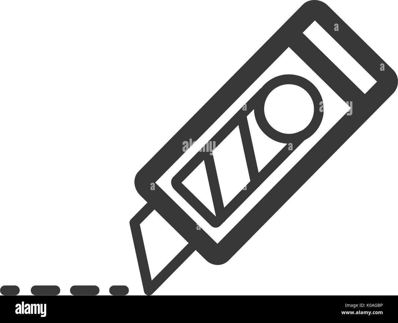 Cutter icon line style Stock Vector Image & Art - Alamy