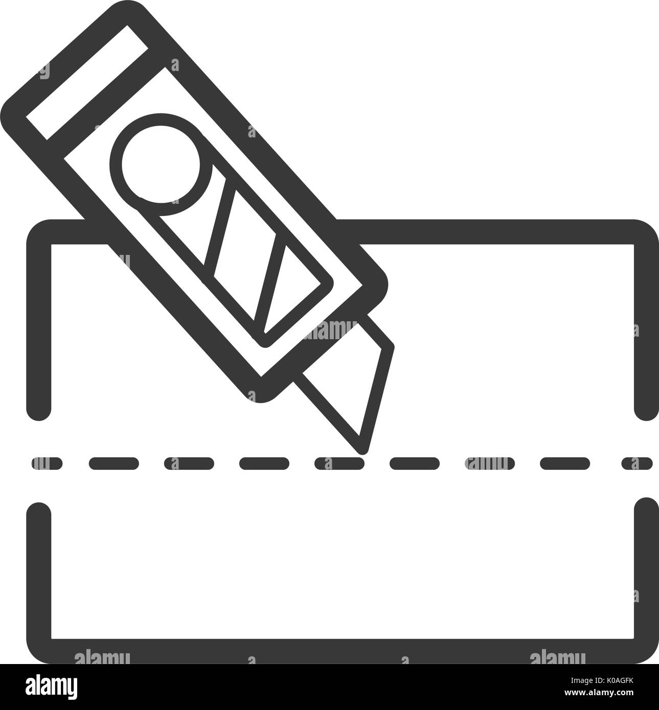 Cutter icon line style Stock Vector Image & Art - Alamy