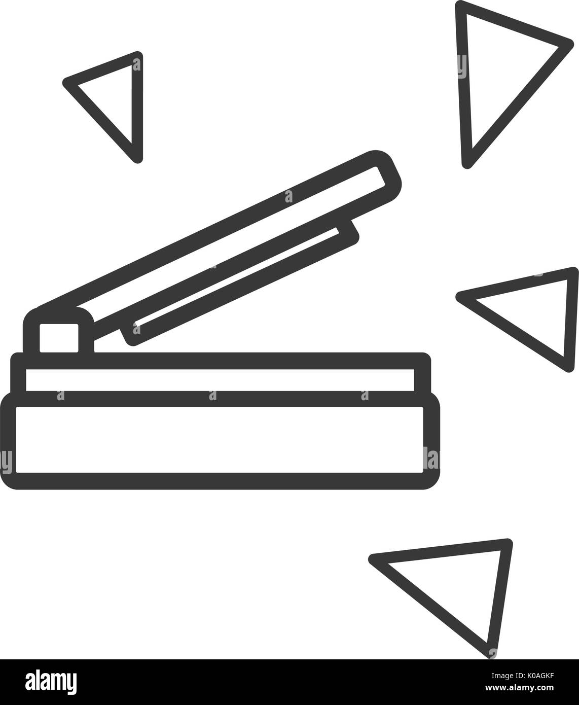 Cutter icon line style Stock Vector Image & Art - Alamy