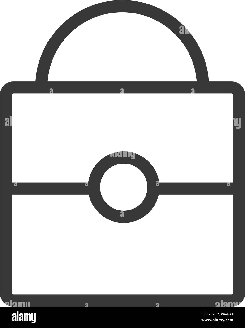 Tote line icon hi-res stock photography and images - Alamy