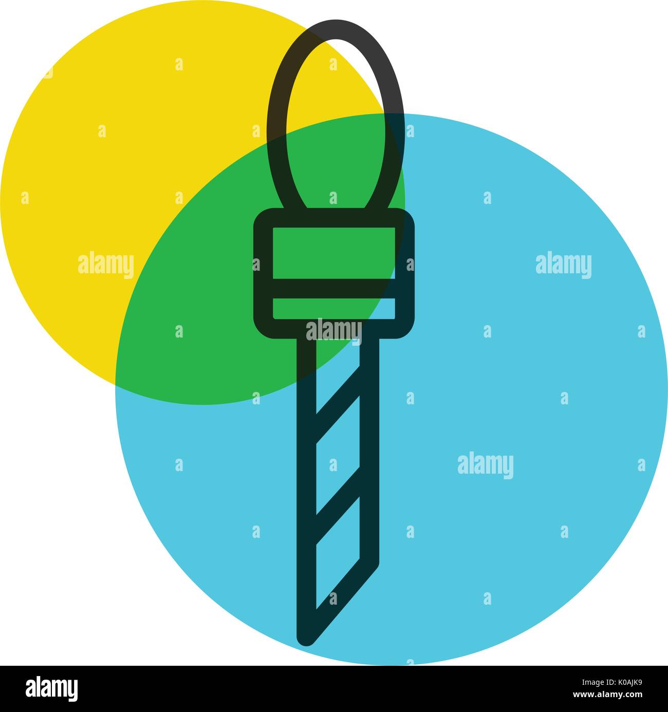 Cutter icon color mark Stock Vector Image & Art - Alamy