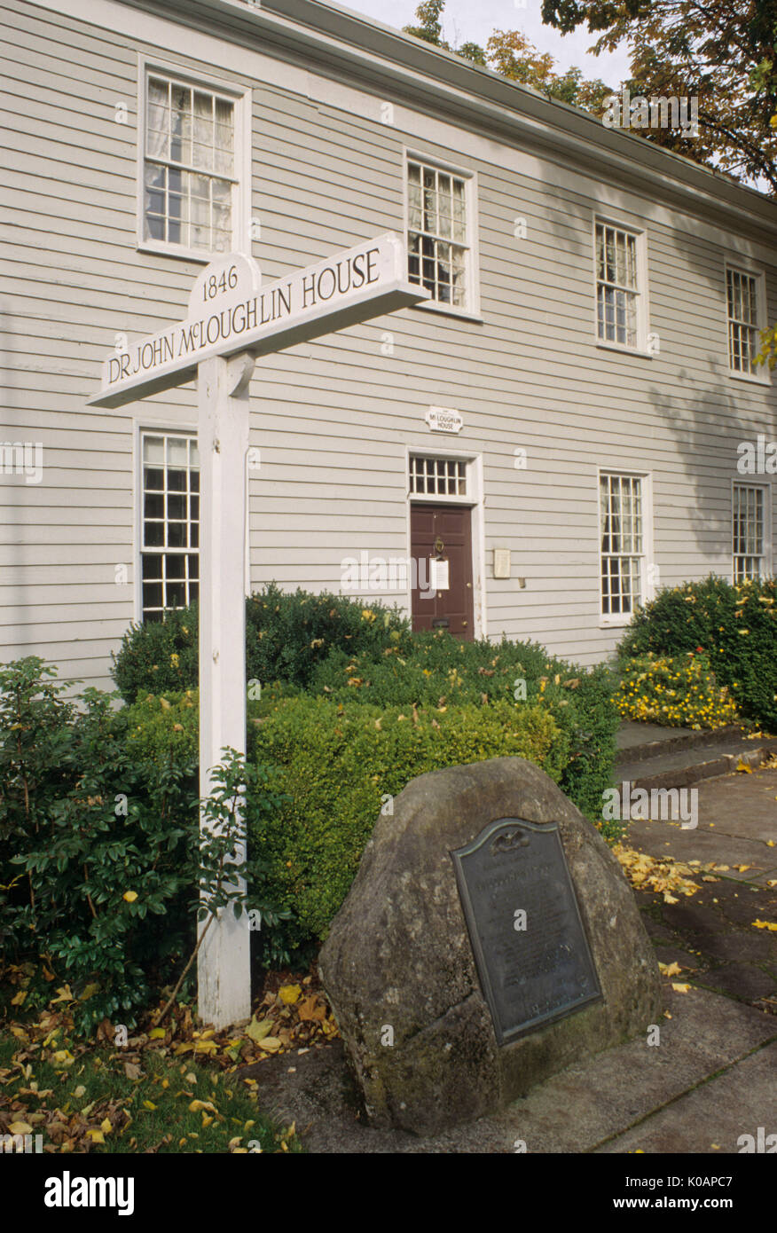 McLoughlin House, McLoughlin House National Historic Site, Oregon City