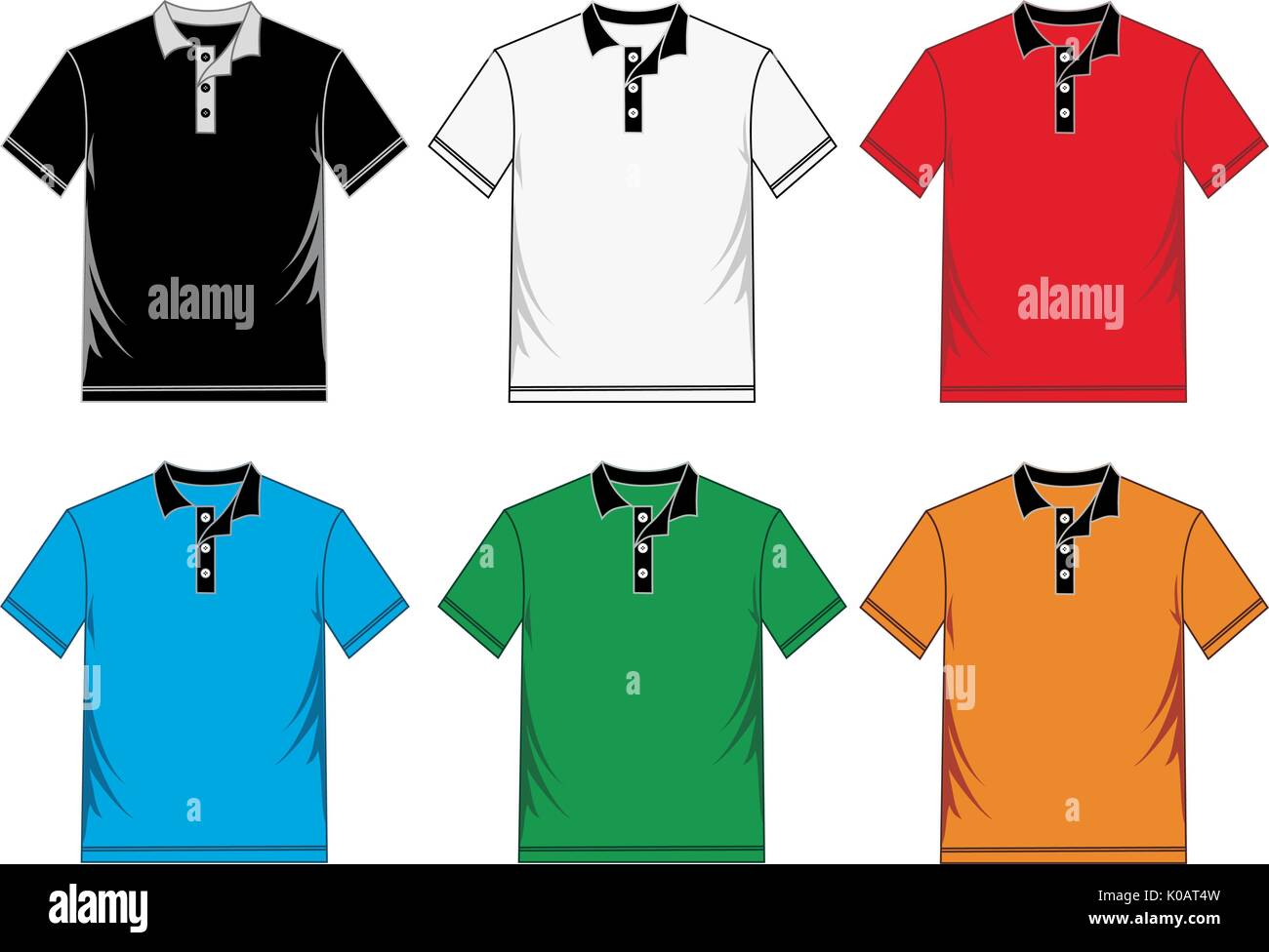 shirt template blank Stock Vector Image & Art - Alamy