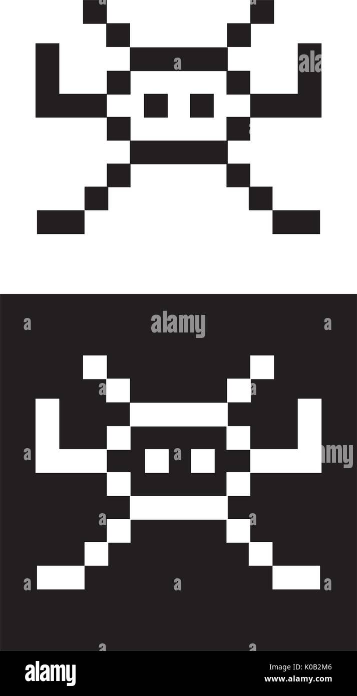 Invader from Outer Space Science Fiction UFO Vector Illustration Stock Vector