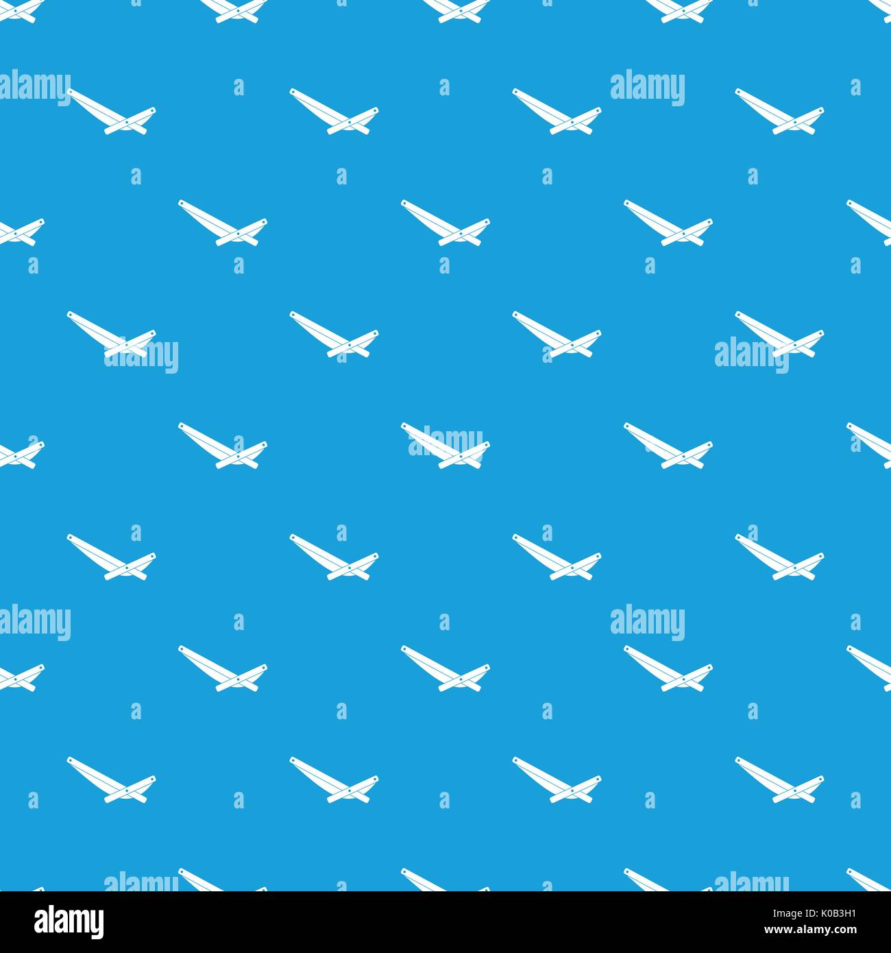 Recliner pattern seamless blue Stock Vector