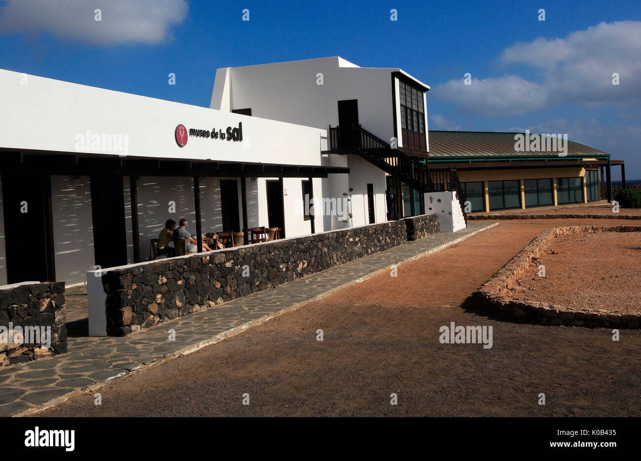 Museo de la Sal, Salt museum, Las Salinas del Carmen, Fuerteventura, Canary Islands, Spain Stock Photo