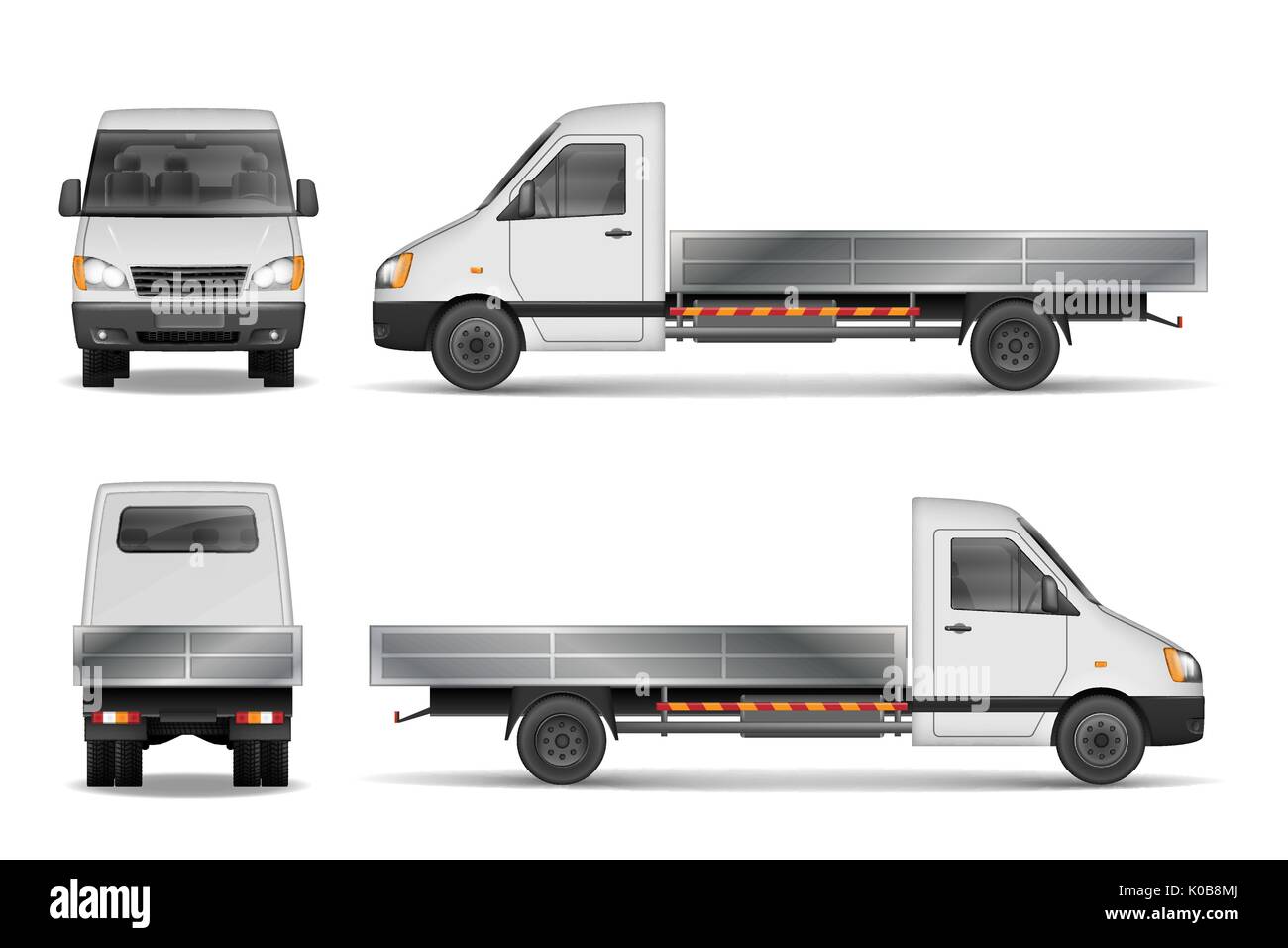 10 Truck Mockup - Front View Packaging