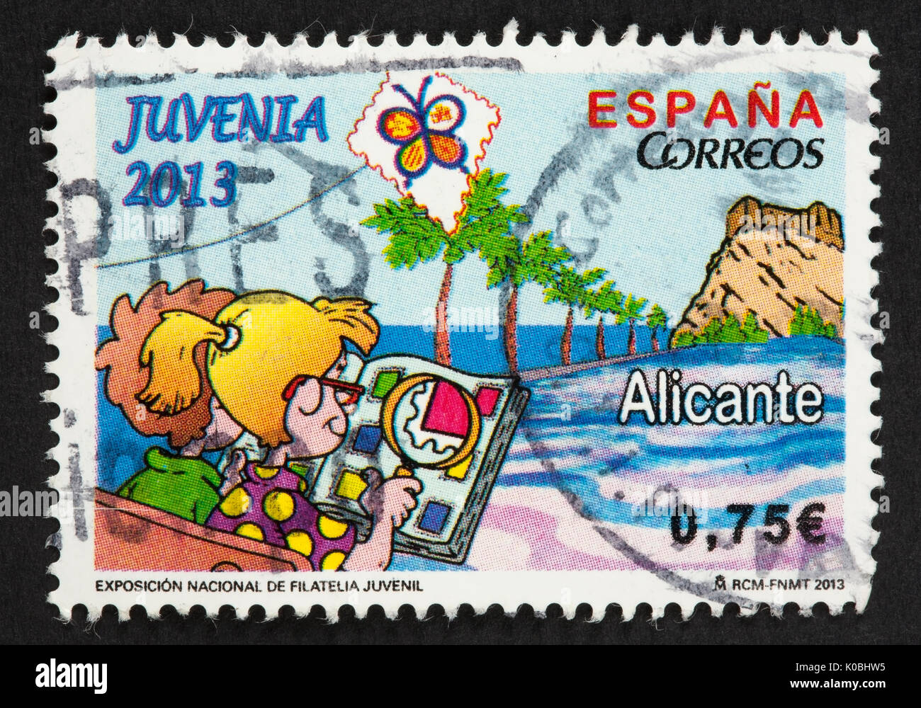 Spanish postage stamp Stock Photo Alamy