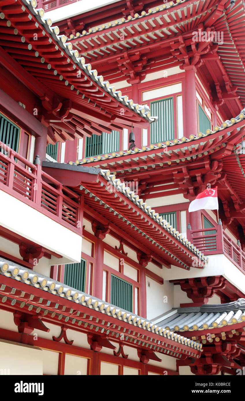 Buddha Tooth Relic Temple and Museum Singapore Stock Photo