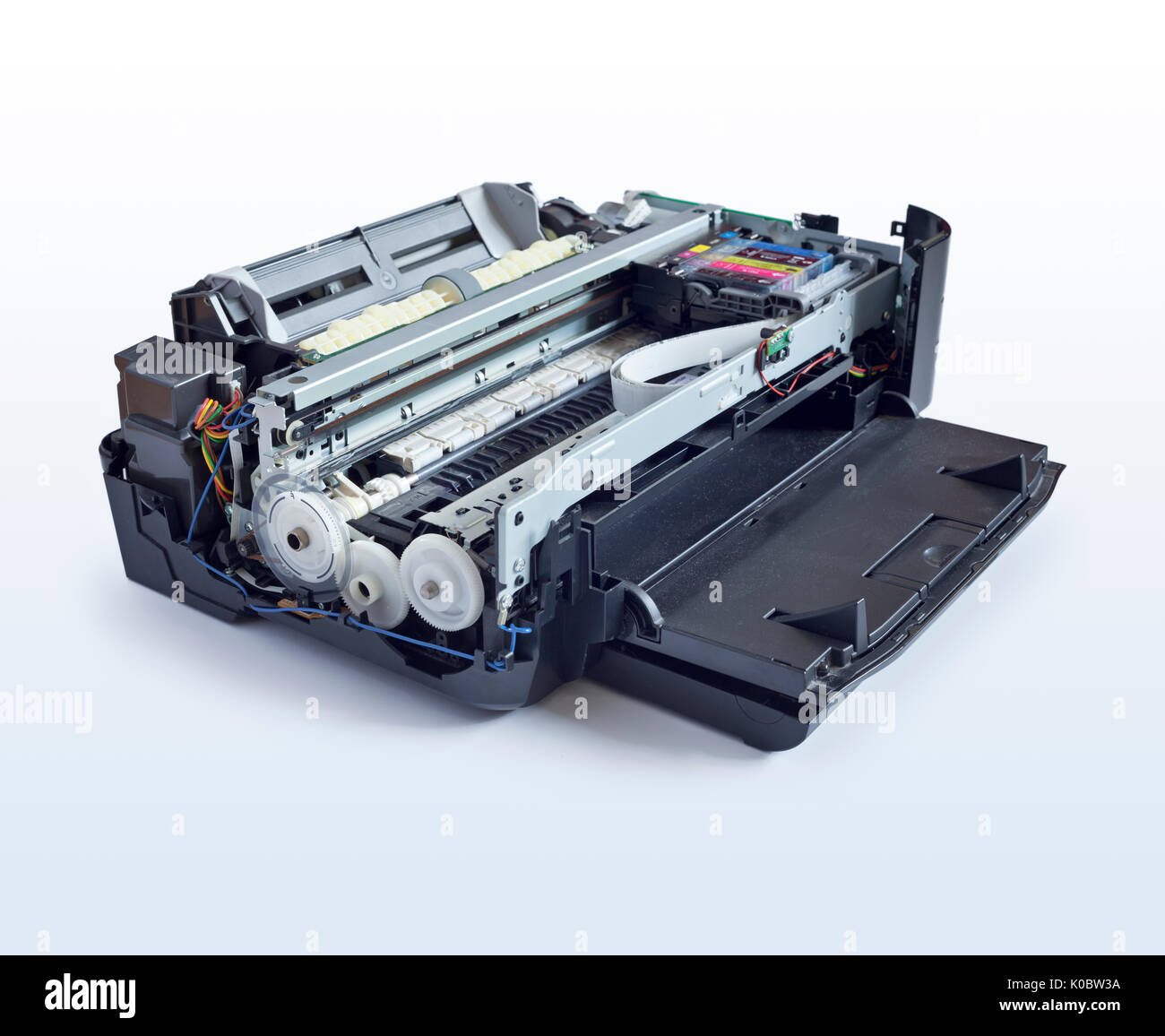 What is inside a desktop printer Stock Photo Alamy