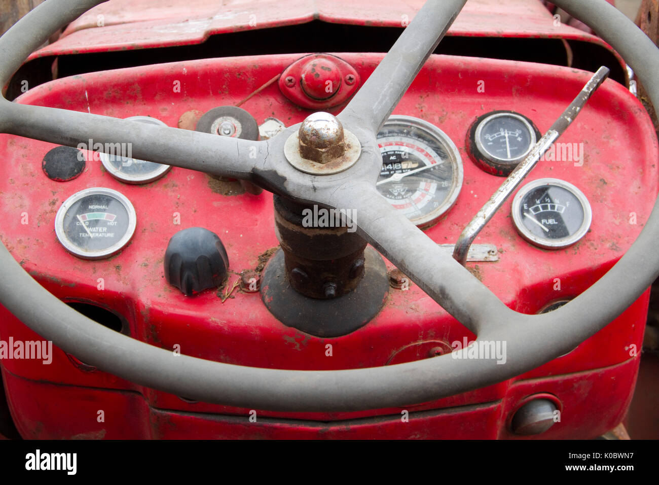 Old tractor dashboard hires stock photography and images Alamy