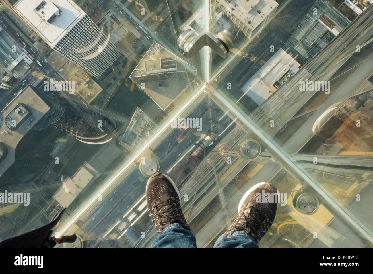 Skydeck, Willis Tower, Chicago Stock Photo