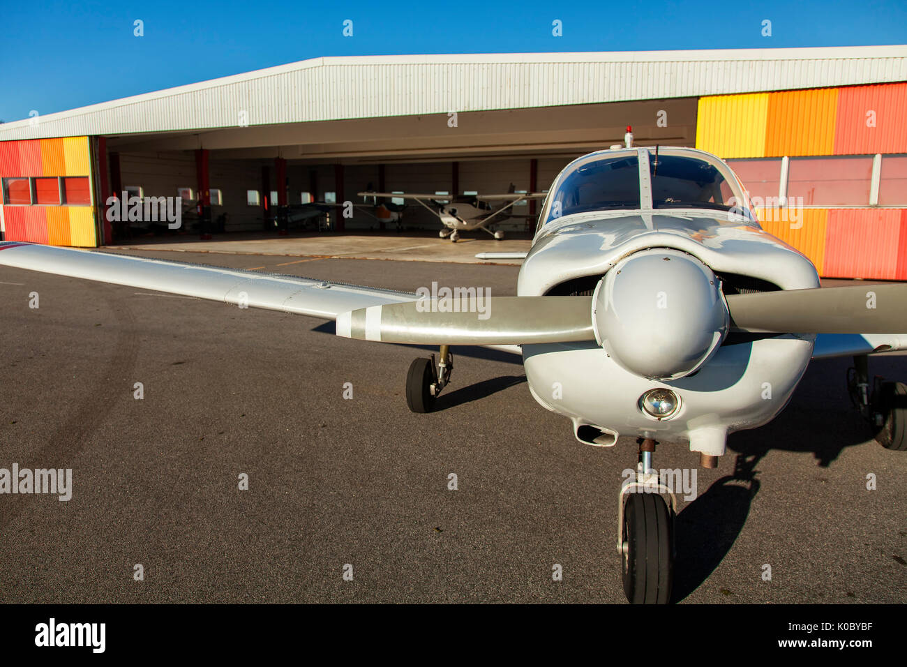 Image of small private air-planes Stock Photo