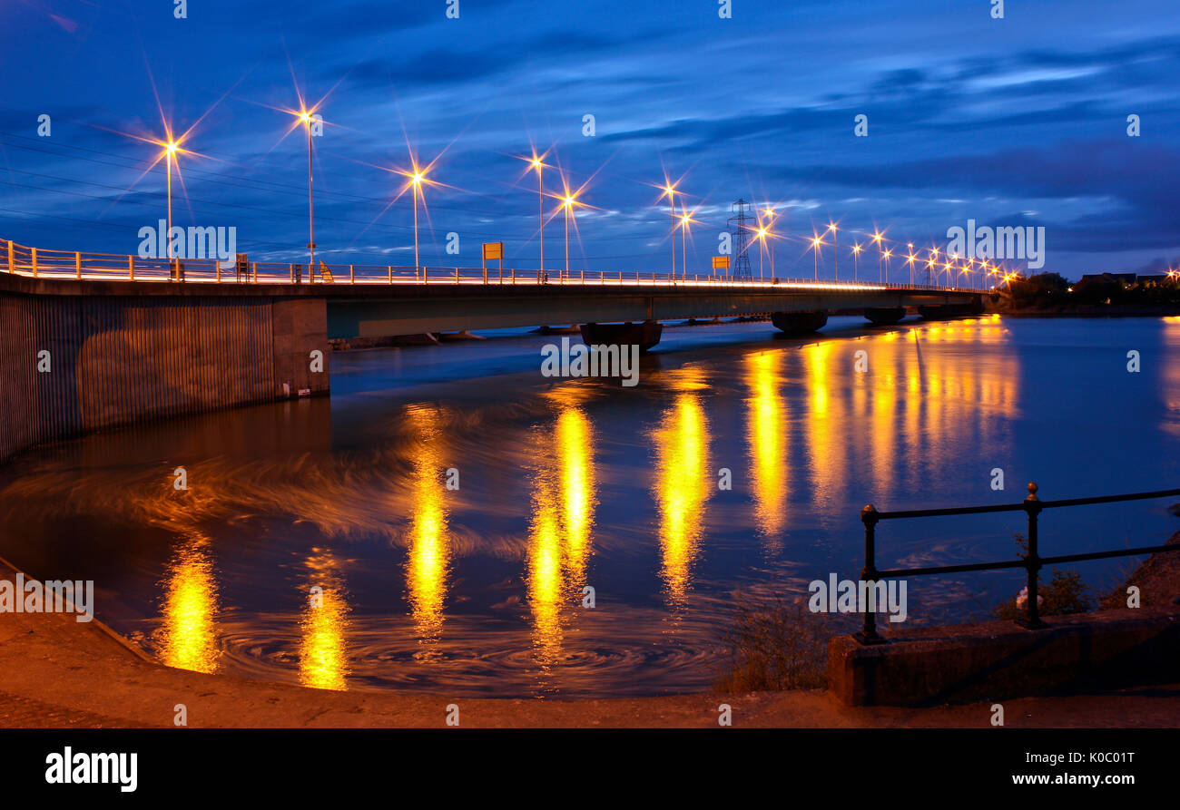 Loughor Road Bridge Wales Stock Photo Alamy