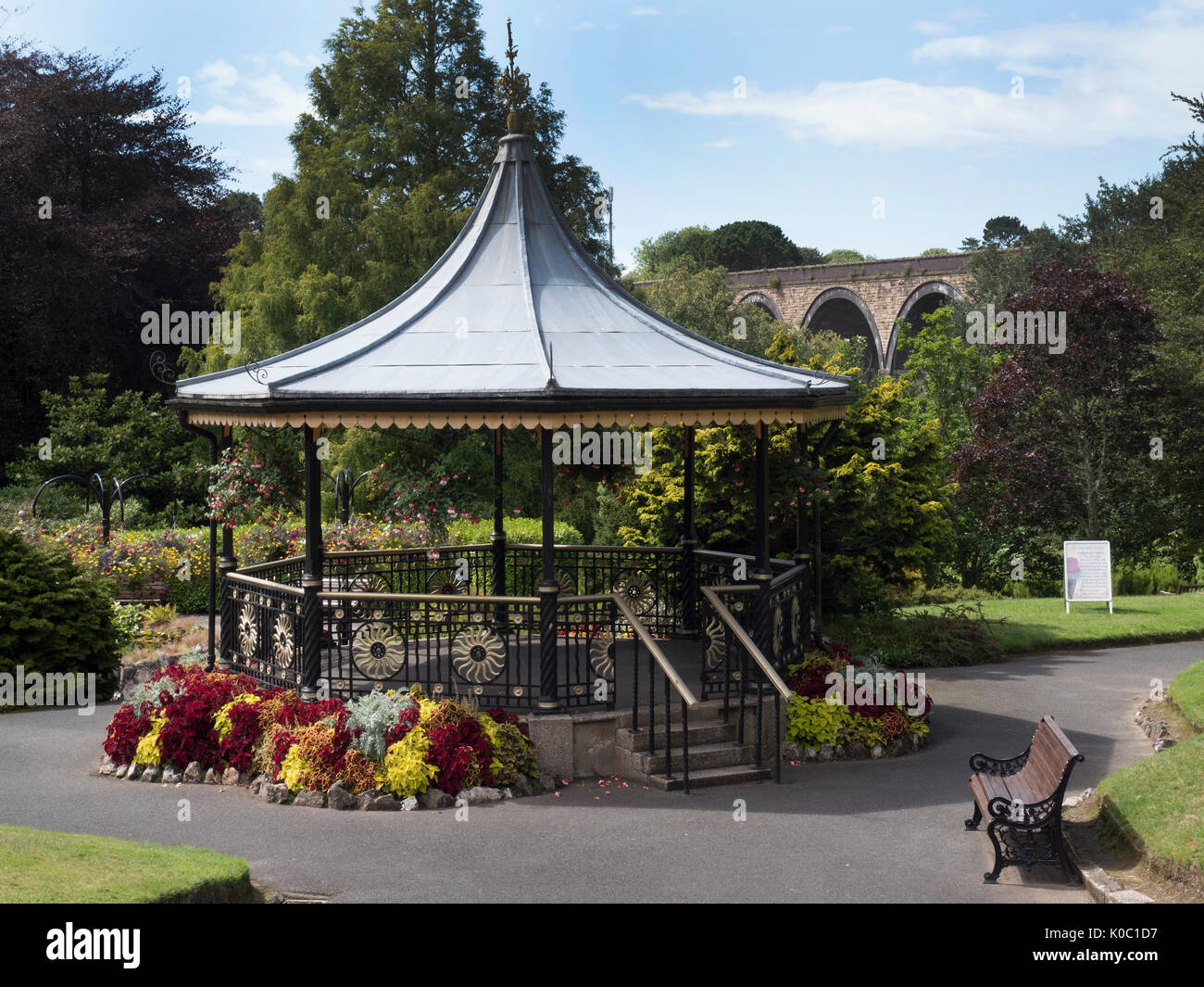 Truro victoria gardens bandstand hires stock photography and images