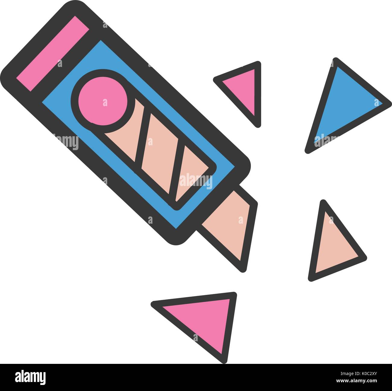 Cutter icon cartoon style Stock Vector