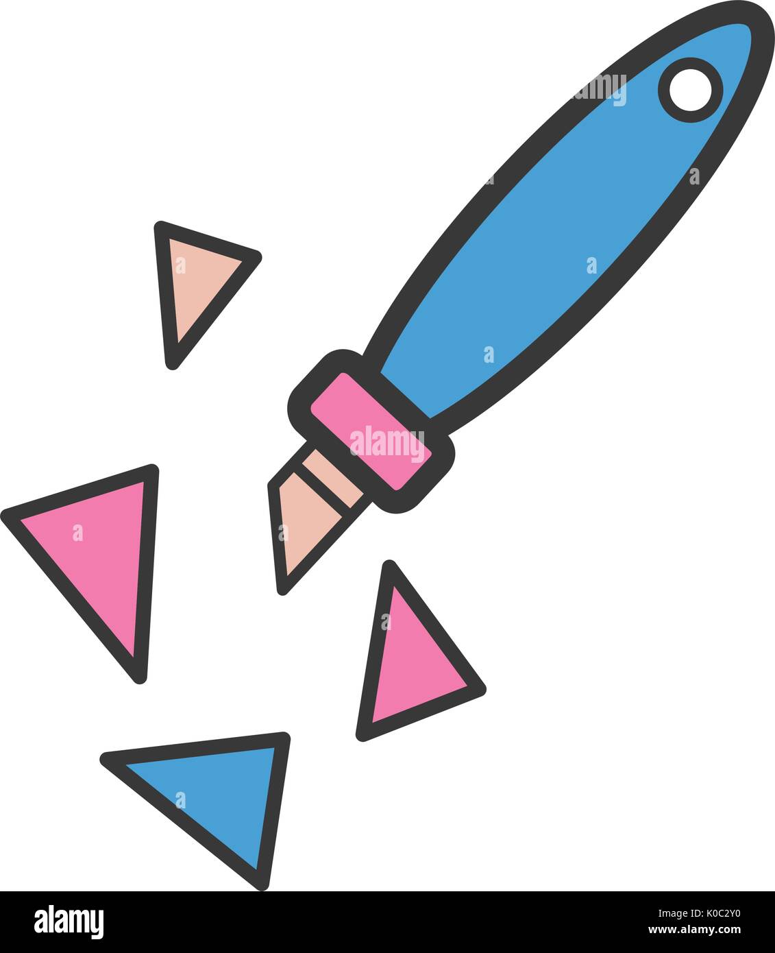 Cutter icon cartoon style Stock Vector Image & Art - Alamy