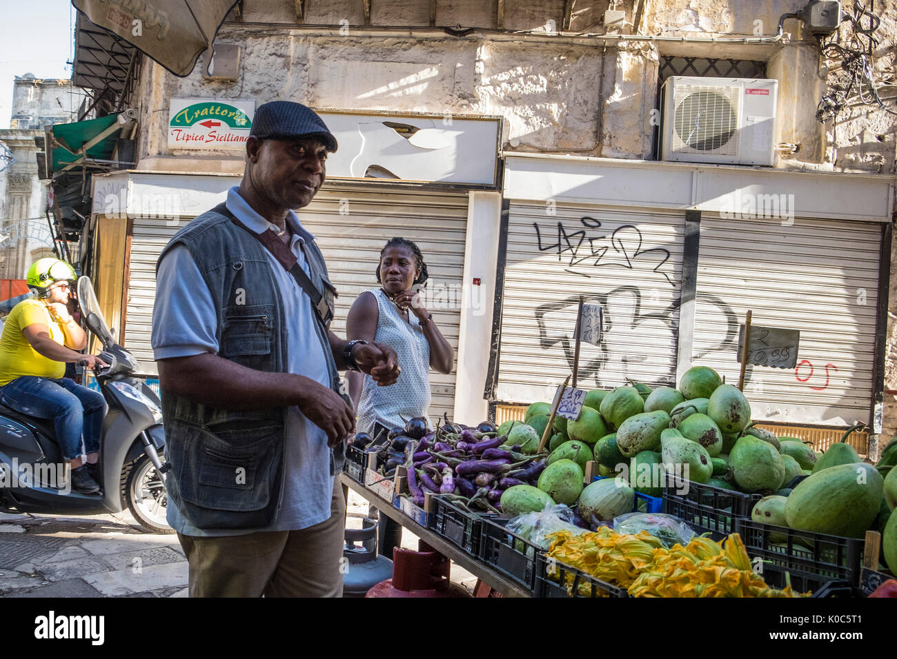 Italy, Sicily, Palermo, Ballarò market Stock Photo