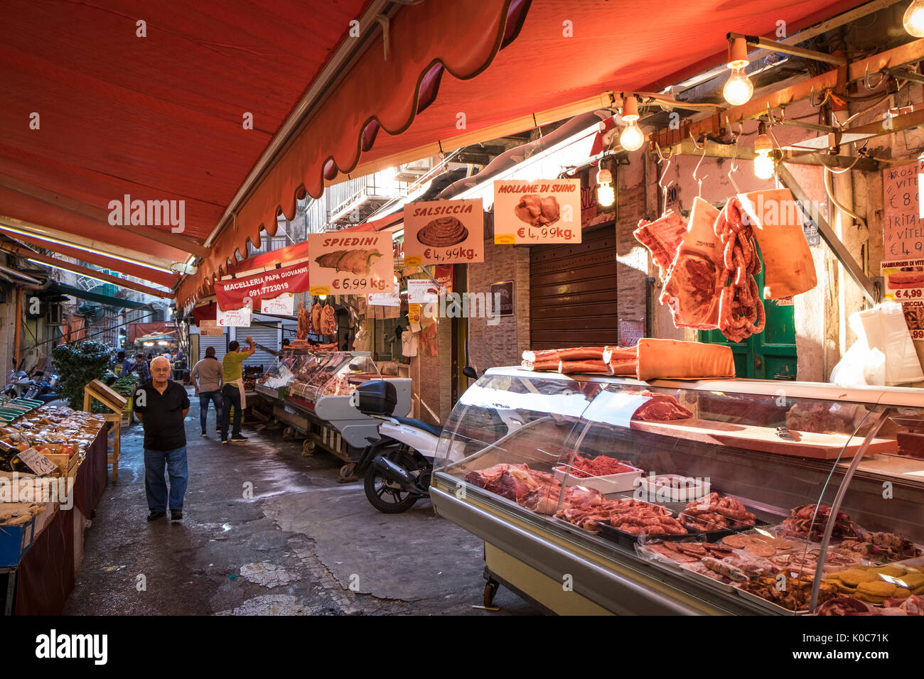 Italy, Sicily, Palermo, Ballarò market Stock Photo