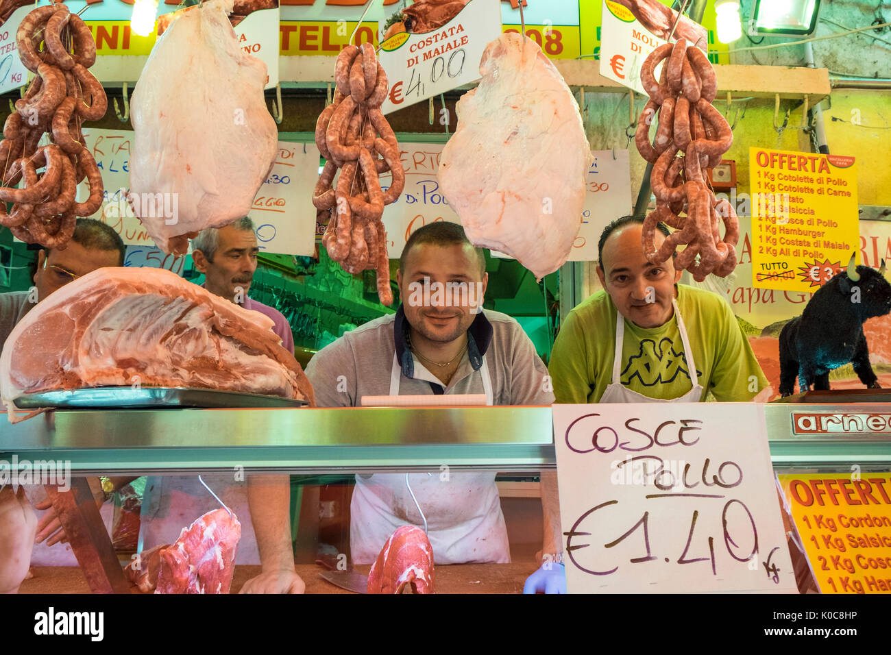 Italy, Sicily, Palermo, Ballarò market Stock Photo