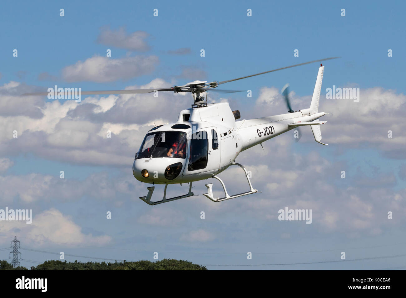 Aerospatiale SA350SA Ecureil G-JOZI Stock Photo