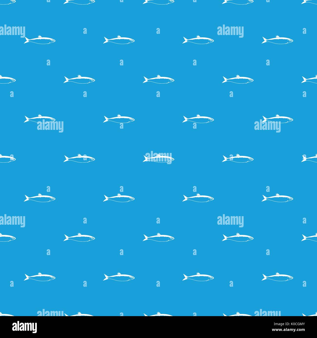 Fish pattern seamless blue Stock Vector Image & Art - Alamy