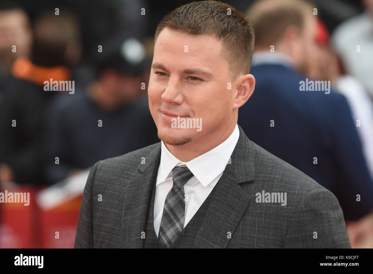 Channing Tatum, 'Logan Lucky' - UK Premiere, Vue West End, Leicester Square, London. UK Stock Photo
